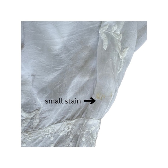 Johnny Was Ellie Cupro white tunic top size PL - Picture 7 of 8